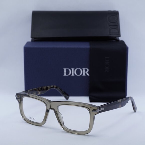 Dior DIORBLACKSUITO S7I 6400 Eyeglasses Shiny Brown 52mm Square Frame - Picture 10 of 10